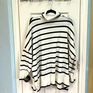 NWOT striped sweater sz large